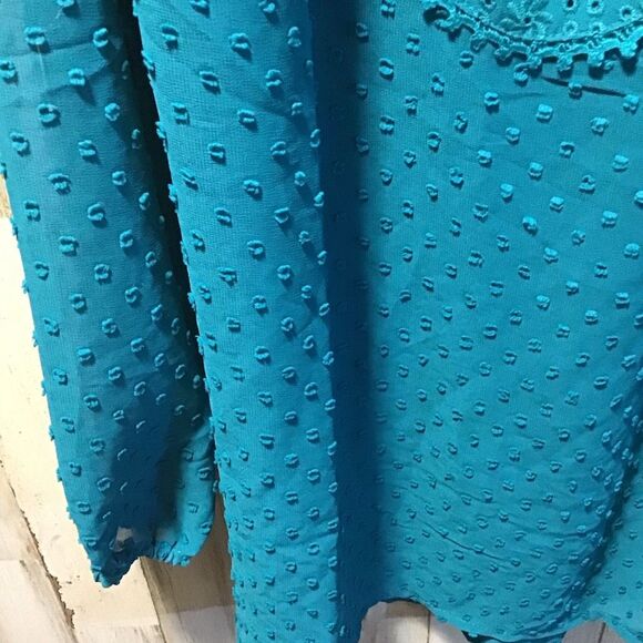 Matilda Jane fringe , tie top collar blouse, girls, extra small - Picture 2 of 8